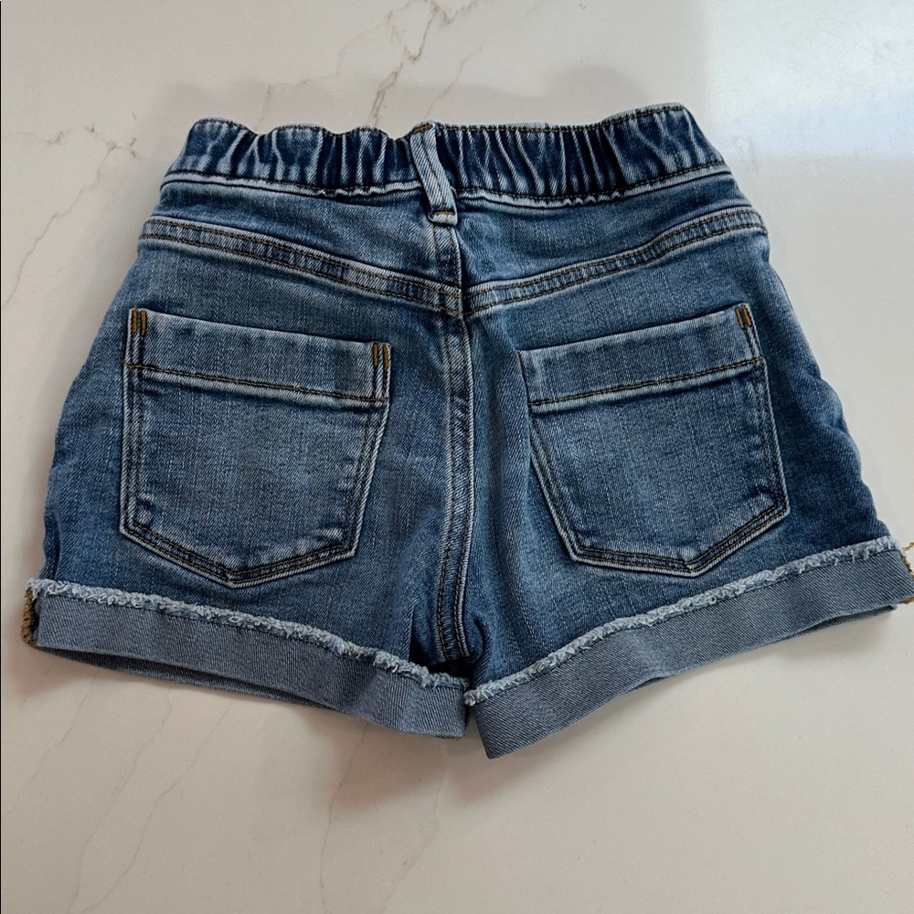 Crewcuts by J Crew Classic Blue Jean Shorts girls size 6 - Picture 2 of 3